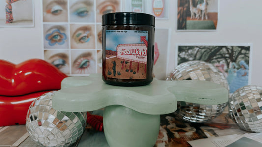 dream house candle: real world, this way